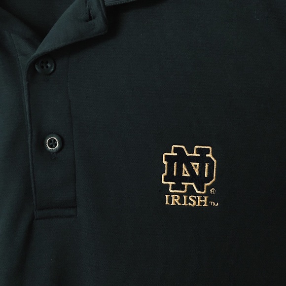 Navy Notre Dame Golf Polo - Picture 2 of 4